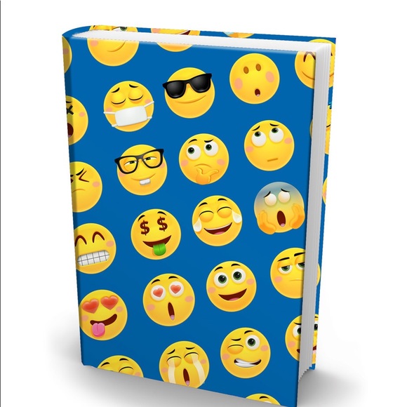 Pack of 4 Emoji Book Covers - Picture 5 of 5